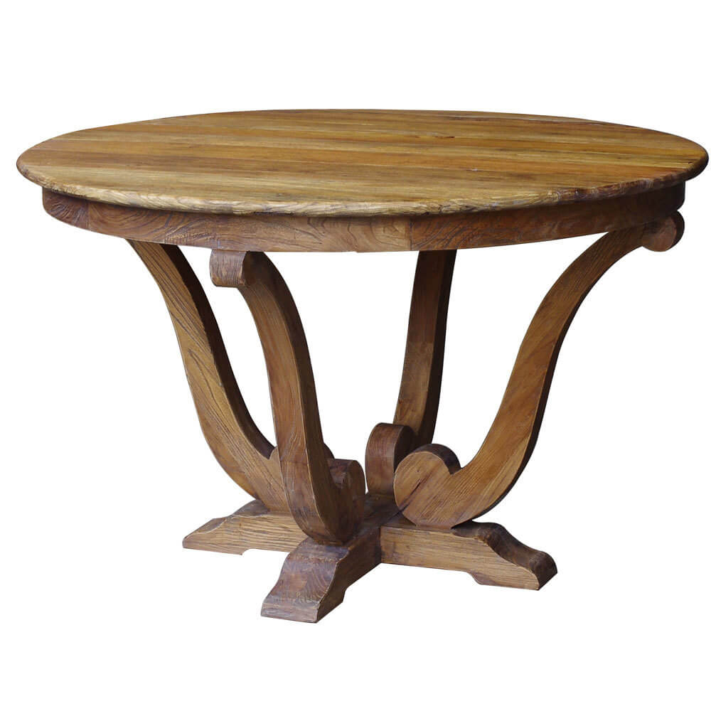 Monarch I Old Elm Round Table